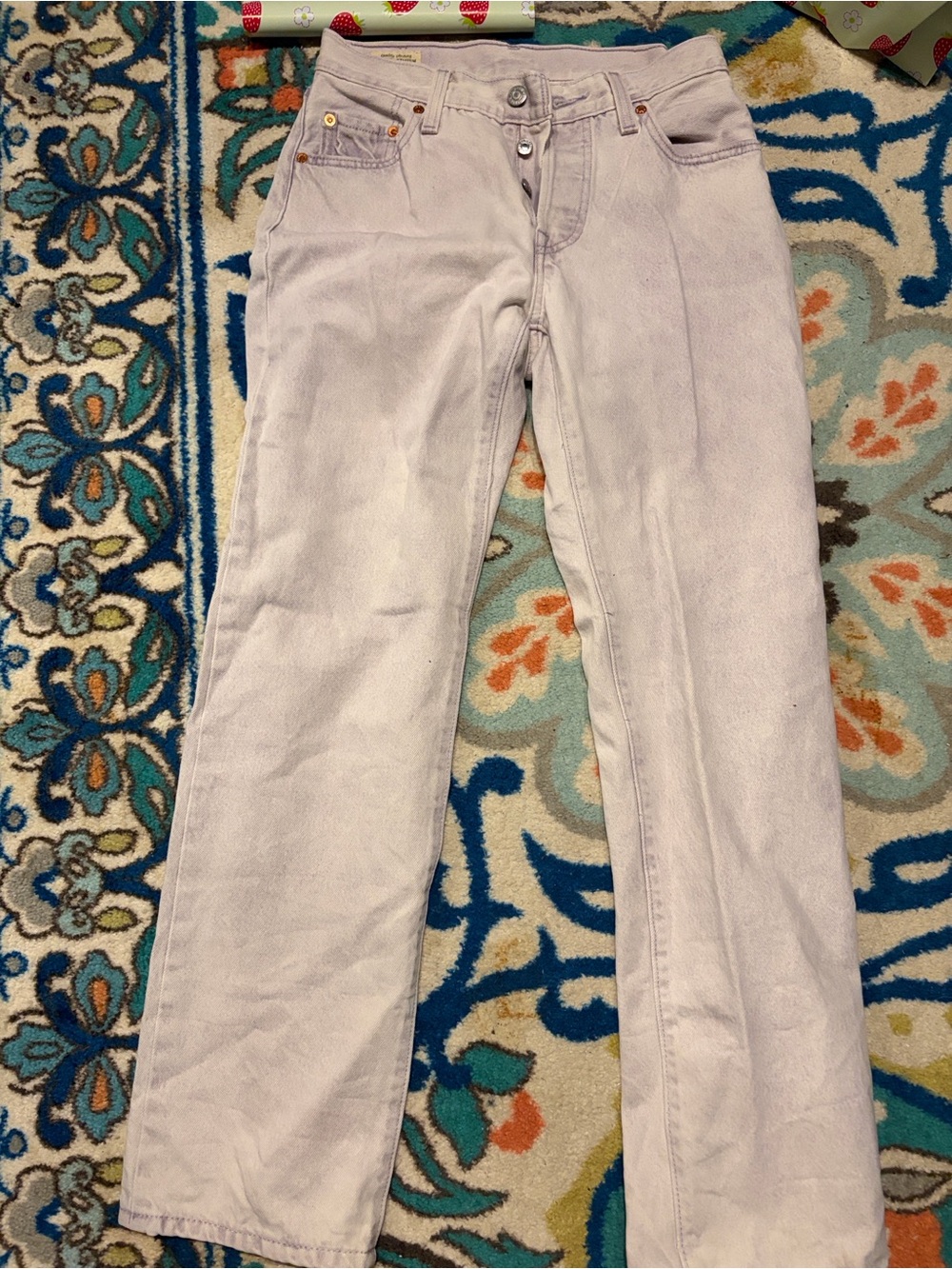 Levi's Lavender Straight-Leg Women's Jeans